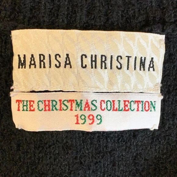 Marisa Christina Women's Wool Blend Y2K 2000's Button Sweater Vest Size S - Picture 7 of 11